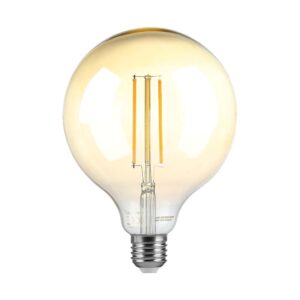 8W G125 LED FILAMENT BULB AMBER GLASS 2200K E27 217155