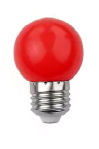 AK-PIC LED BULB G45 E27 3W RED