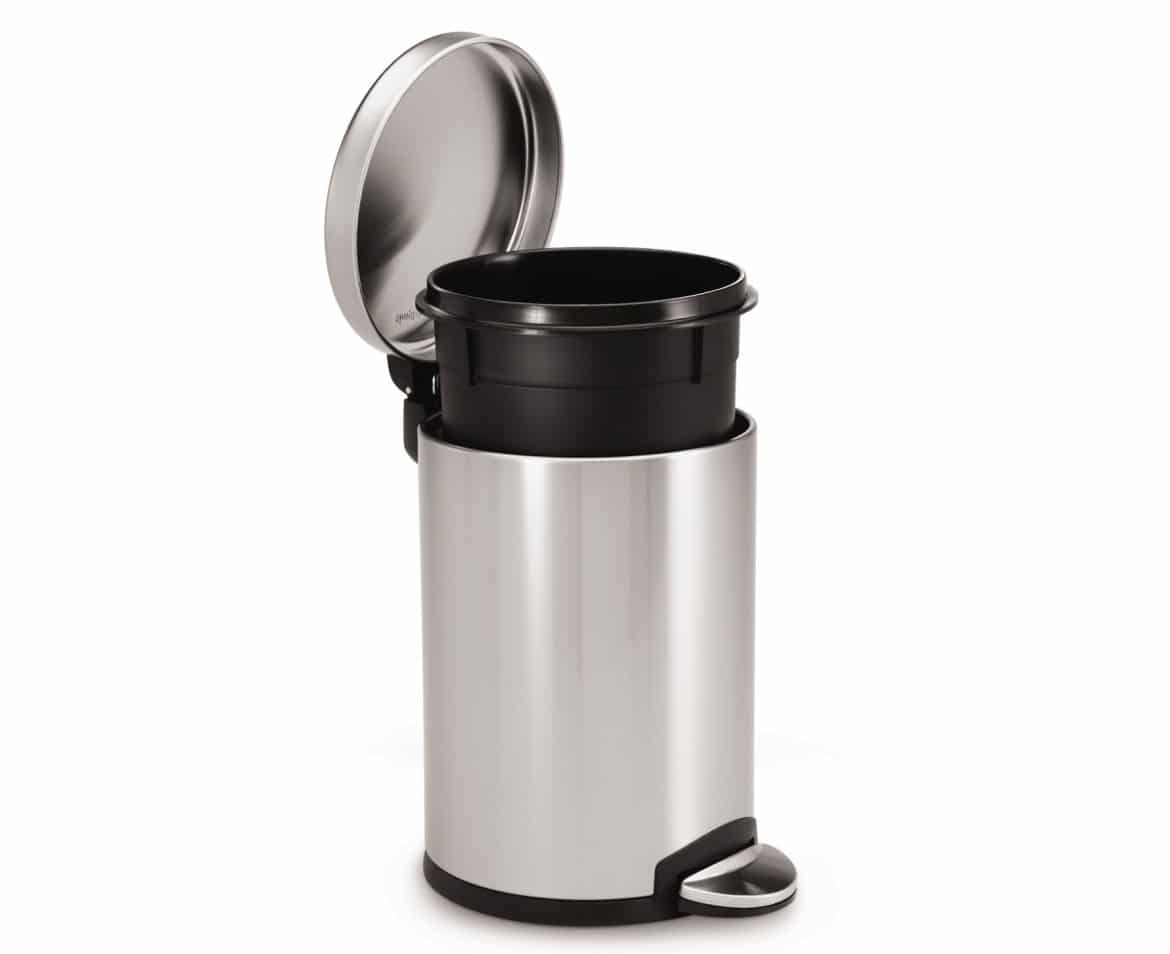 SIMPLEHUMAN BRUSHES PEDAL BIN 4.5LT