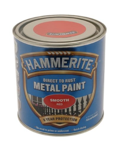 hammerite paint smooth red HAMMERITE SMOOTH RED 250ML