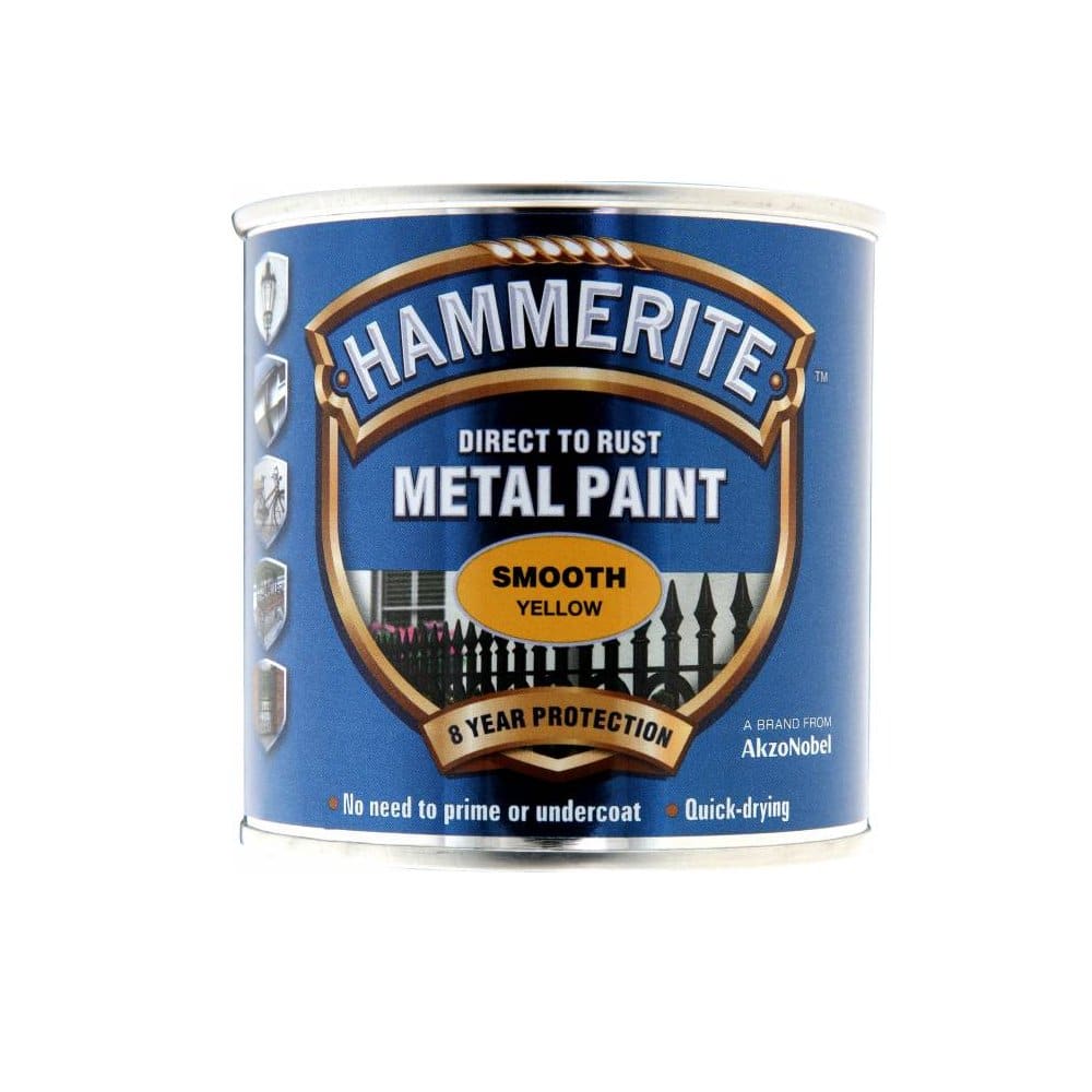 HAMMERITE SMOOTH YELLOW 250ML