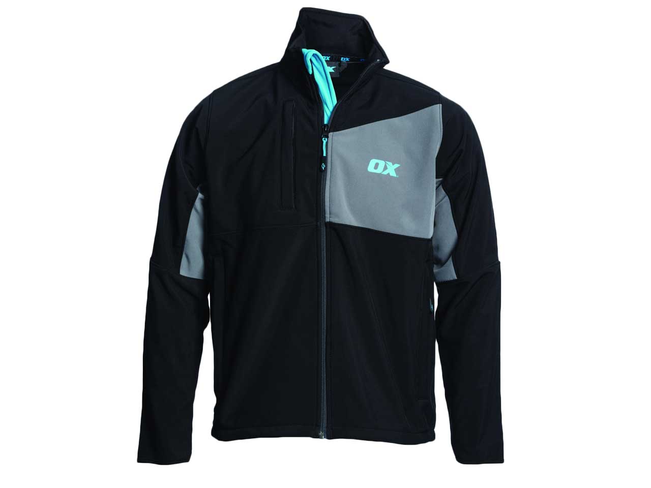 OX JACKET SOFTSHELL BLACK/GREY L