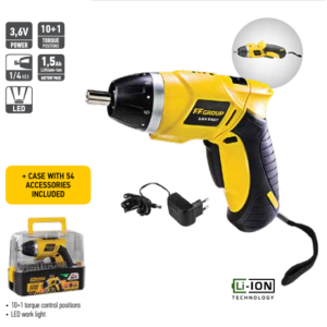 FFGROUP CORDLESS SCREWDRIVER 3.6V 41312