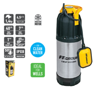 SUBMERSIBLE PUMP CLEAR WATER 40MTR 43482
