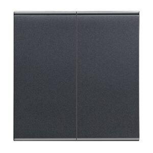 DURAGREEN BLACK 2 GANG 2 WAY SWITCH