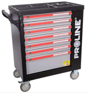TOOL CABINET 7 DRAWERS 790X490X1010MM 33127 PROLINE