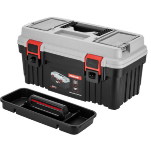 TOOL BOX WITH 2 CLAMPS, 470 X 256 X 238, PROLINE 35773