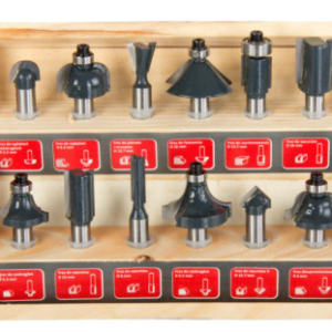 ROUTER BITS SET IN BOX - 12 PCS 93122 PROLINE