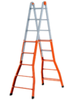 GIERRE PEPPINA A0080 STEEL MULTIFUNCTION TELESCOPIC LADDER 4+4