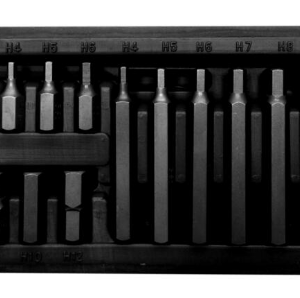 15 PCS HEX BIT SET 10 MM H4-H12 10743 PROLINE