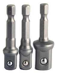 1/4” HEX SOCKET ADAPTOR SET, 1/4’’, 3/8’’, 1/2’’ 31395 PROLINE