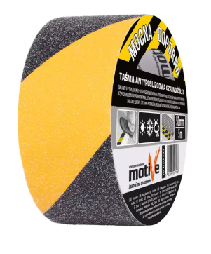 NON SLIP TAPE BLACK-YELLOW 50MM 5MTR 020222