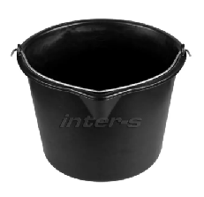 BUILDERS BUCKET BLACK 20LT 040303