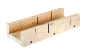 WOODEN MITRE BOX 300MM 090106