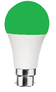 B22 7W A60 LED BULB GREEN