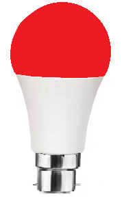 B22 7W A60 LED BULB RED
