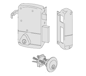 CISA LOCK 45MM 50220-45-1 RIGHT LOOSE CYLINDER