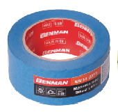 MASKING TAPE BLUE, UV-14 DAYS, 19mmx45m, BENMAN 26054