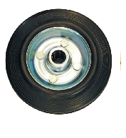 RUBBER BLACK WHEEL, ONLY, 100mm, FFGROUP 27522 70KG