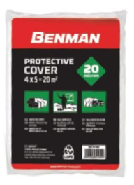 PLASTIC SHEET 4X5MTR 34582 20 MICRONS