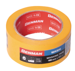MASKING TAPE WASHI, 48mmx45m, BENMAN 35235