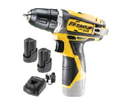 12V - DRILL DRIVER CDD-12V-PLUS, 30Nm +(2x2,0Ah) +CHARGER +CASE, FFGROUP 41304