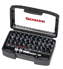 SCREW BITS SET BENMAN 30pcs 74150