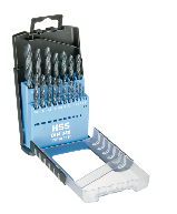 HSS DRILL BOX 19pcs DIN 338, BENMAN, 1.0-10mm x 0.5mm 74676