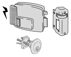 CISA ELECTRIC LOCK 11610-50-1 RIGHT LOOSE CYLINDER