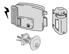 CISA ELECTRIC LOCK 11630-50-1 RIGHT LOOSE CYLINDER