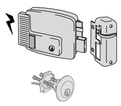 CISA ELECTRIC LOCK 11670-50-1 RIGHT LOOSE CYLINDER