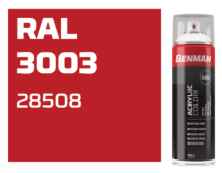 COLOR SPRAY, HIGH GLOSS RUBY RED, BENMAN, 400ml - RAL 3003 28508