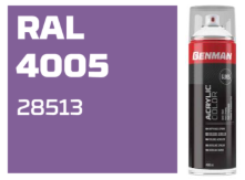 COLOR SPRAY, HIGH GLOSS BLUE LILAC, BENMAN, 400ml - RAL 4005 28513