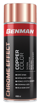 COLOR SPRAY, CHROME EFFECT COPPER, BENMAN 400ml 28538