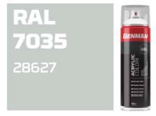 COLOR SPRAY, HIGH GLOSS LIGHT GREY, BENMAN, 400ml - RAL 7035 28627