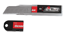 SPARE BLADES FOR UTILITY KNIFE 25x0,7mm, BENMAN (10pcs) 71080