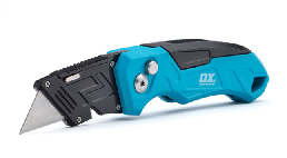 OX Pro Heavy-Duty Fixed Blade Folding Knife – Includes 3 Blades P224301