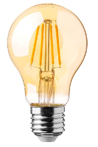 LED Bulb 12W Filament E27 A60 Amber Cover 2200K 217457