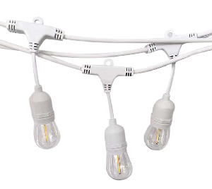 LED FESTOON STRING LIGHT WHITE E27 15MTR 7699