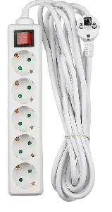 EXTENSION LEAD 2 PIN TYPE 5MTR 5 WAY 8767