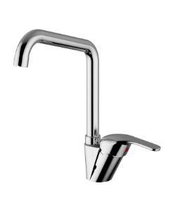 CHROME KITCHEN MIXER HIGH SPOUT