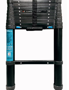 KAMTEC TELESCOPIC LADDER 2.9MT BLACK
