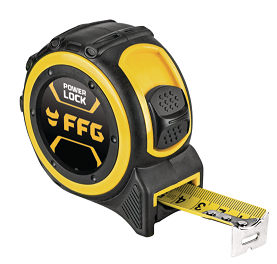 MEASURING TAPE ROLL, POWER LOCK,  FF GROUP, 10mX25mm 39954