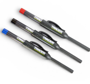 TRACER 3 Piece Long Nib Marker Pen Set – 1X Black, 1X Blue, 1X Red ALNPK3