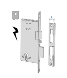CISA ELECTRIC CYLINDER LOCK 1201140