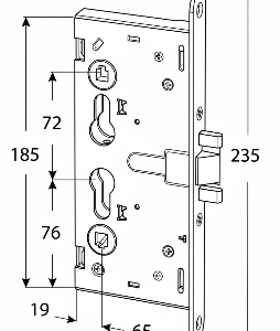 CISA PANIC EXIT LOCK 143120650