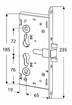 143120650 CISA PANIC LOCK