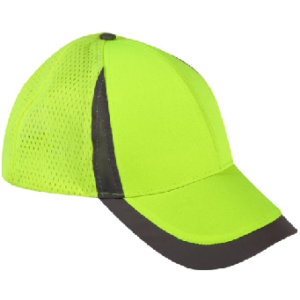 FLUORESCENT CAP WITH MESH COLOUR YELLOW L1010500